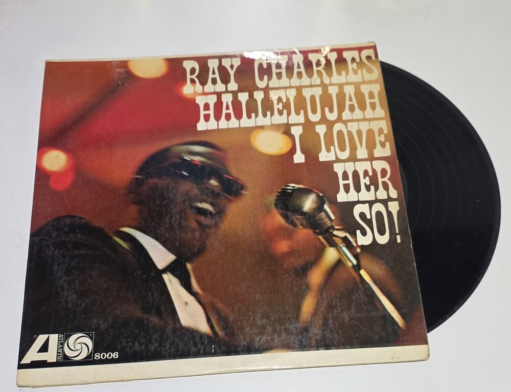 Ray Charles Hallelujah I Love Her So! Atlantic Vinyl LP 1962